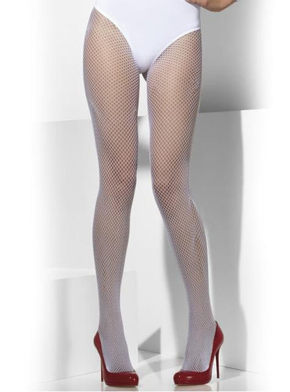 Pantys de rejilla blancas