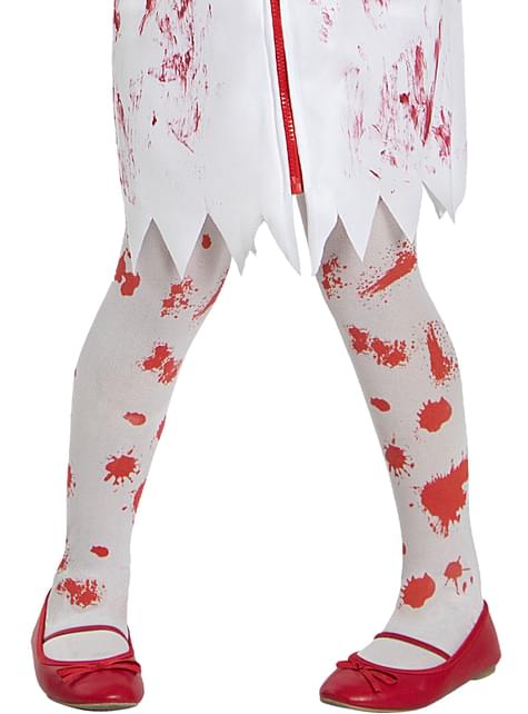 Pantys de zombie ensangrentado para niña - Funiglobal | Funidelia