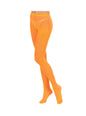 Pantys naranja fluorescente para mujer