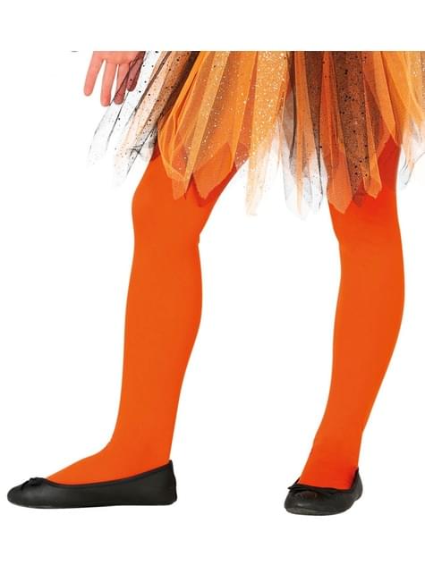Pantys naranjas infantiles