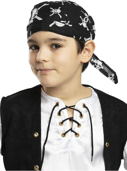 Pañuelo pirata negro infantil - Funiglobal | Funidelia