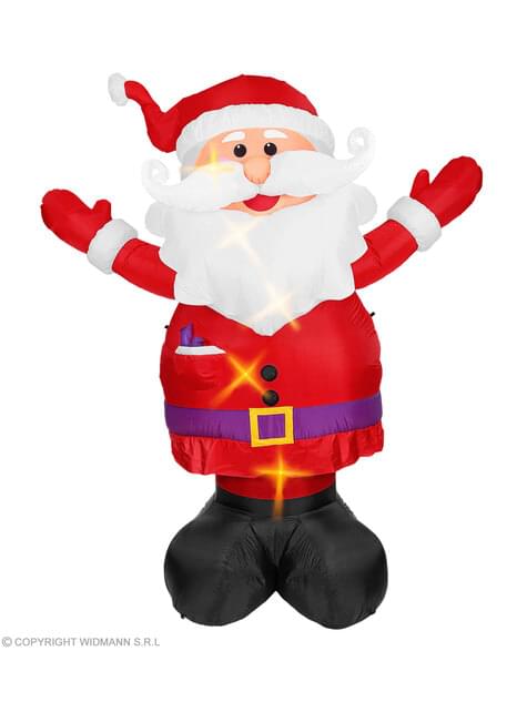 Papá Noel hinchable con luz (300 cm)