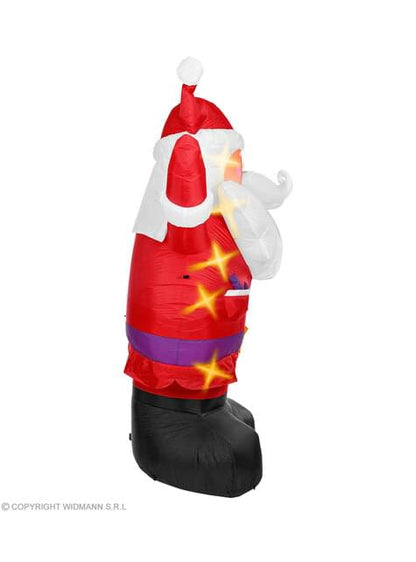 Papá Noel hinchable con luz (300 cm)