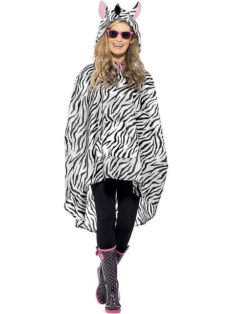 Party Poncho Cebra - Smiffys | Funidelia
