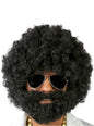 Peluca afro con barba - Guirca | Funidelia