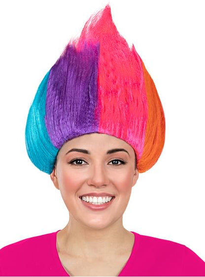 Peluca arcoíris - Trolls - Funiglobal | Funidelia