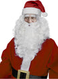 Peluca con barba de Papá Noel Deluxe