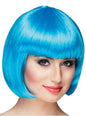 Peluca corta azul celeste para mujer - Boland | Funidelia