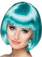 Peluca corta azul para mujer - Boland | Funidelia