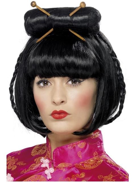 Peluca dama oriental - Smiffys | Funidelia