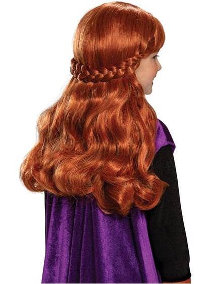 Peluca de Anna Frozen para niña - Frozen II - Disguise | Funidelia