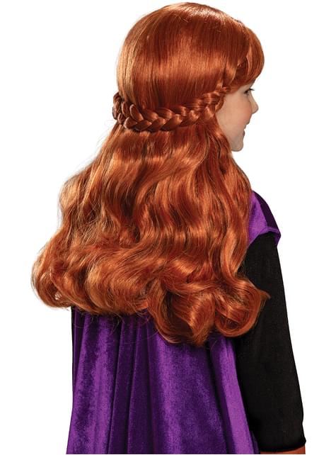 Peluca de Anna Frozen para niña - Frozen II - Disguise | Funidelia