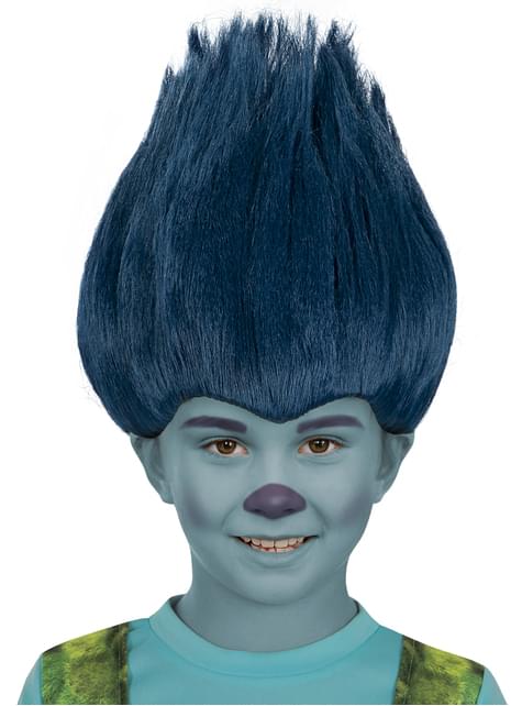 Peluca de Branch para niño - Trolls 3 - Funiglobal | Funidelia