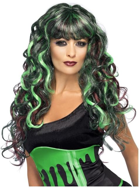 Peluca de bruja para mujer