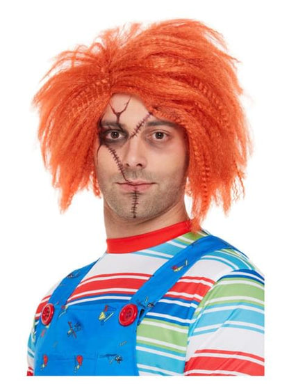 Peluca de Chucky, el muñeco diabólico para adulto - Smiffys | Funidelia