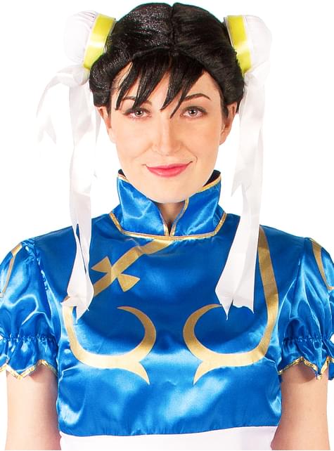 Peluca de Chun-Li - Street Fighter - Funiglobal | Funidelia