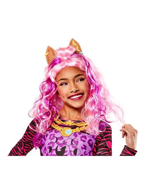 Peluca de Clawdeen Wolf para niña - Monster High