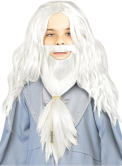 Peluca de Dumbledore con barba para niños - Harry Potter - Funiglobal | Funidelia