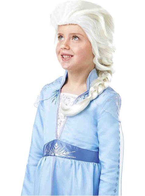 Peluca de Elsa Frozen 2 para niña