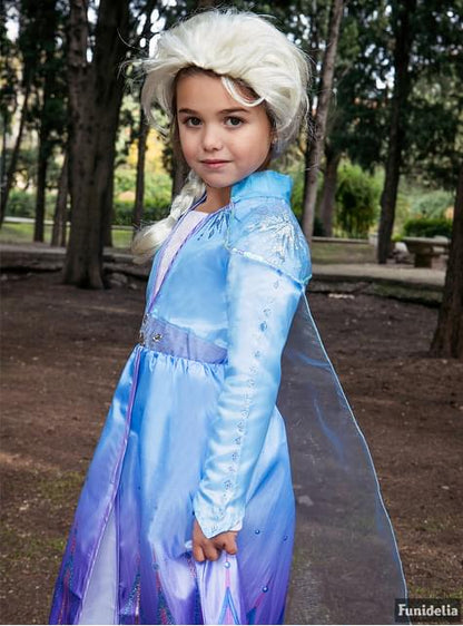 Peluca de Elsa Frozen 2 para niña