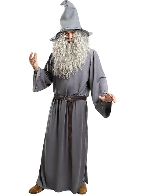 Peluca de Gandalf con barba - El Señor de los Anillos - Funiglobal | Funidelia