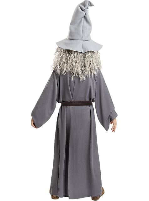 Peluca de Gandalf con barba para niños - El Señor de los Anillos - Funiglobal | Funidelia