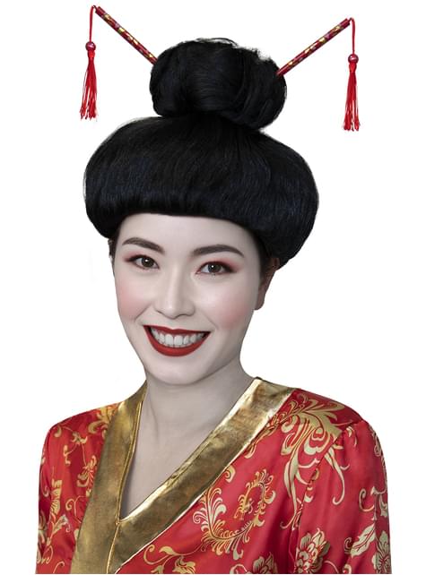 Peluca de geisha - Funiglobal | Funidelia