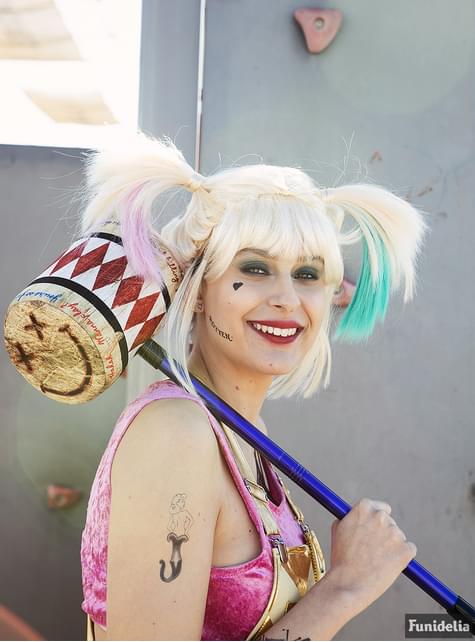 Peluca de Harley Quinn - Birds of Prey - Funiglobal | Funidelia