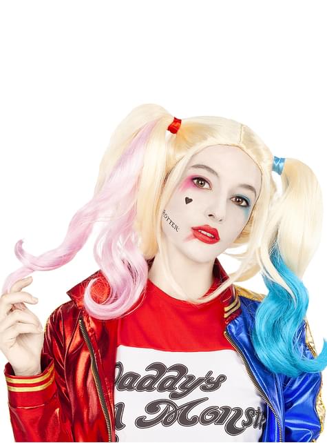 Peluca de Harley Quinn - Escuadrón Suicida - Funiglobal | Funidelia