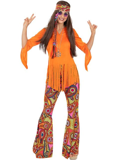 Peluca de hippie morena - Funiglobal | Funidelia