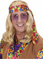 Peluca de hippie rubia para hombre - Widmann | Funidelia
