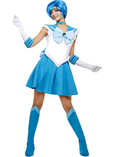 Peluca de Mercurio - Sailor Moon - Funiglobal | Funidelia