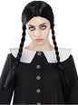 Peluca de Miércoles Addams para mujer - La Familia Addams - Funiglobal | Funidelia
