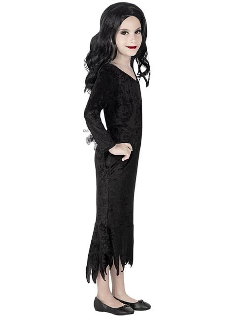 Peluca de Morticia Addams para niña - La Familia Addams - Funiglobal | Funidelia