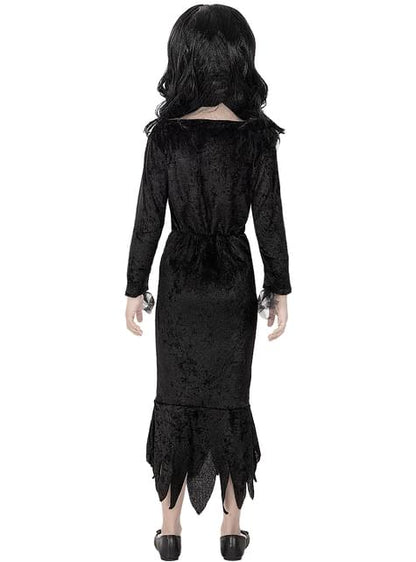 Peluca de Morticia Addams para niña - La Familia Addams - Funiglobal | Funidelia