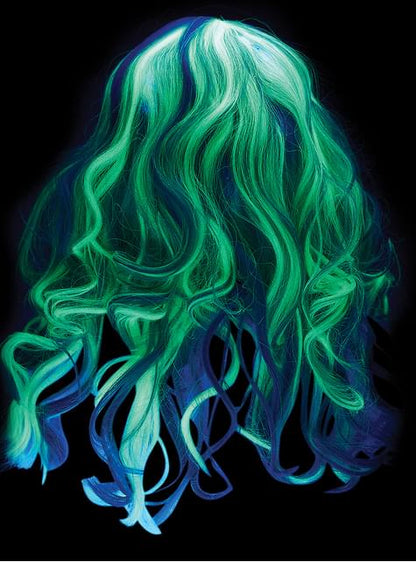 Peluca de novia fantasma fosforescente para niña - California Costumes | Funidelia
