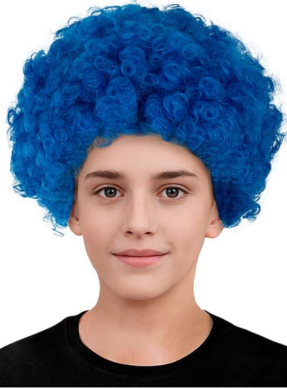 Peluca de payaso azul para niños - Funiglobal | Funidelia