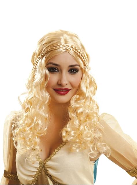 Peluca de princesa de dragones para mujer