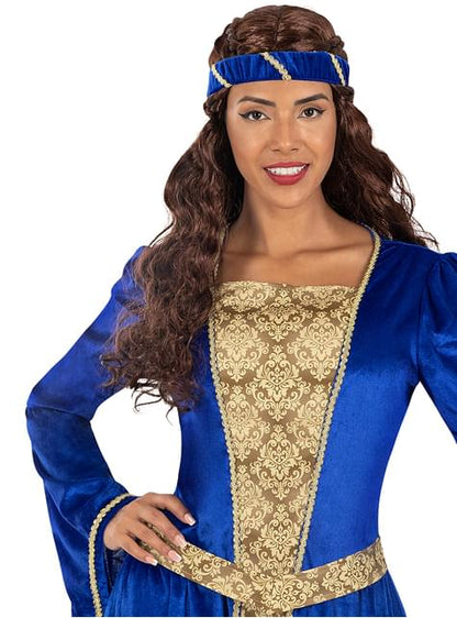 Peluca de princesa medieval para mujer - Funiglobal | Funidelia