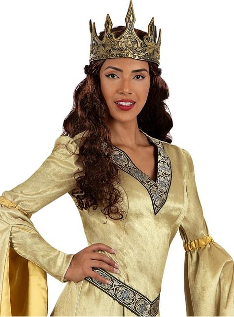 Peluca de princesa medieval para mujer - Funiglobal | Funidelia