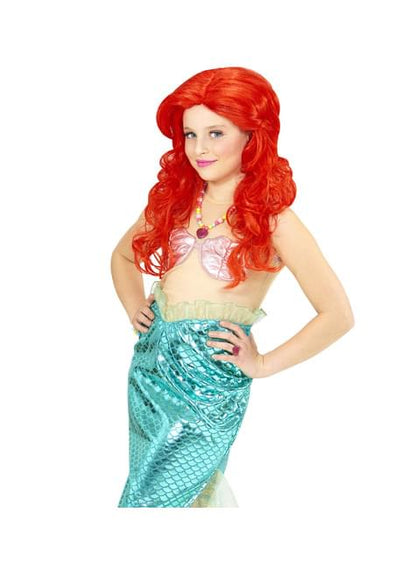 Peluca de sirena para niña - Widmann | Funidelia