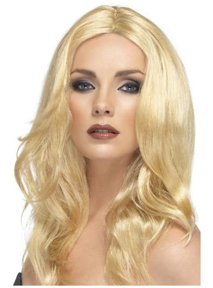 Peluca rubia platino para mujer - Smiffys | Funidelia