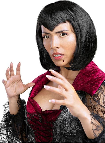 Peluca de vampiresa negra - Funiglobal | Funidelia