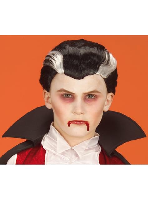Peluca de vampiro para niño - Widmann | Funidelia
