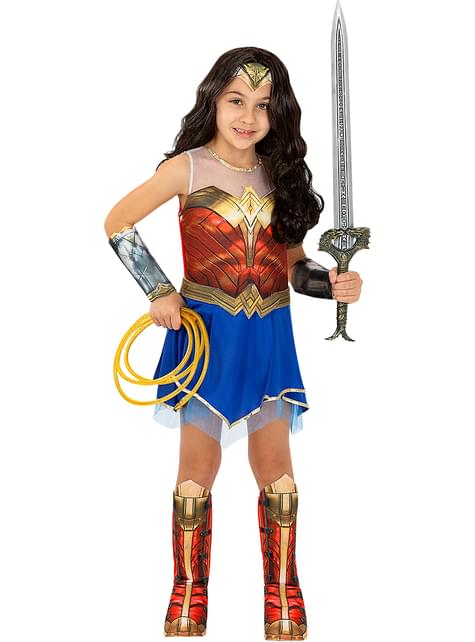 Peluca de Wonder Woman para niña - Funiglobal | Funidelia