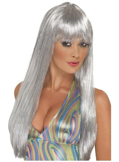 Peluca disco con brillantina - Smiffys | Funidelia