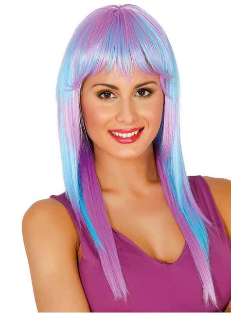 Peluca fiestera para mujer