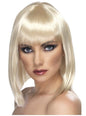 Peluca glamurosa corta rubia - Smiffys | Funidelia