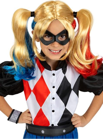 Peluca Harley Quinn para niña - Funiglobal | Funidelia