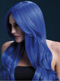 Peluca Khloe azul